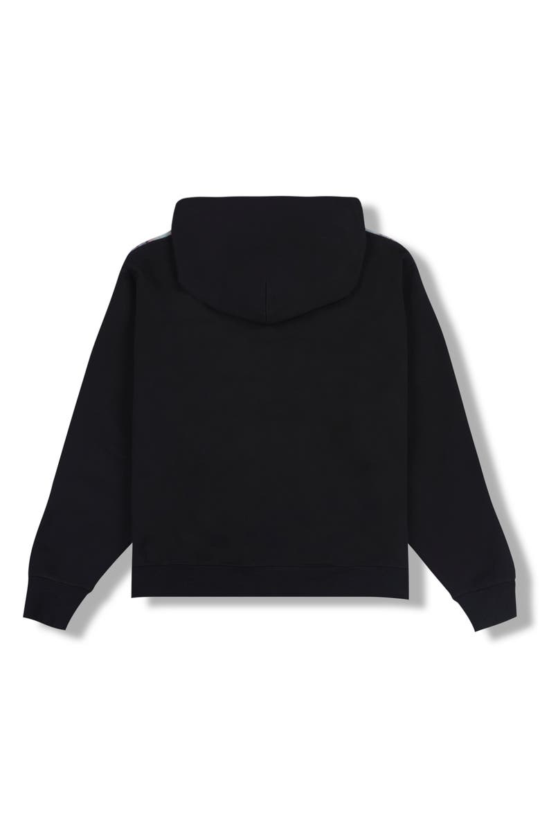 PLEASURES Split Graphic Zip Hoodie, Alternate, color, Black