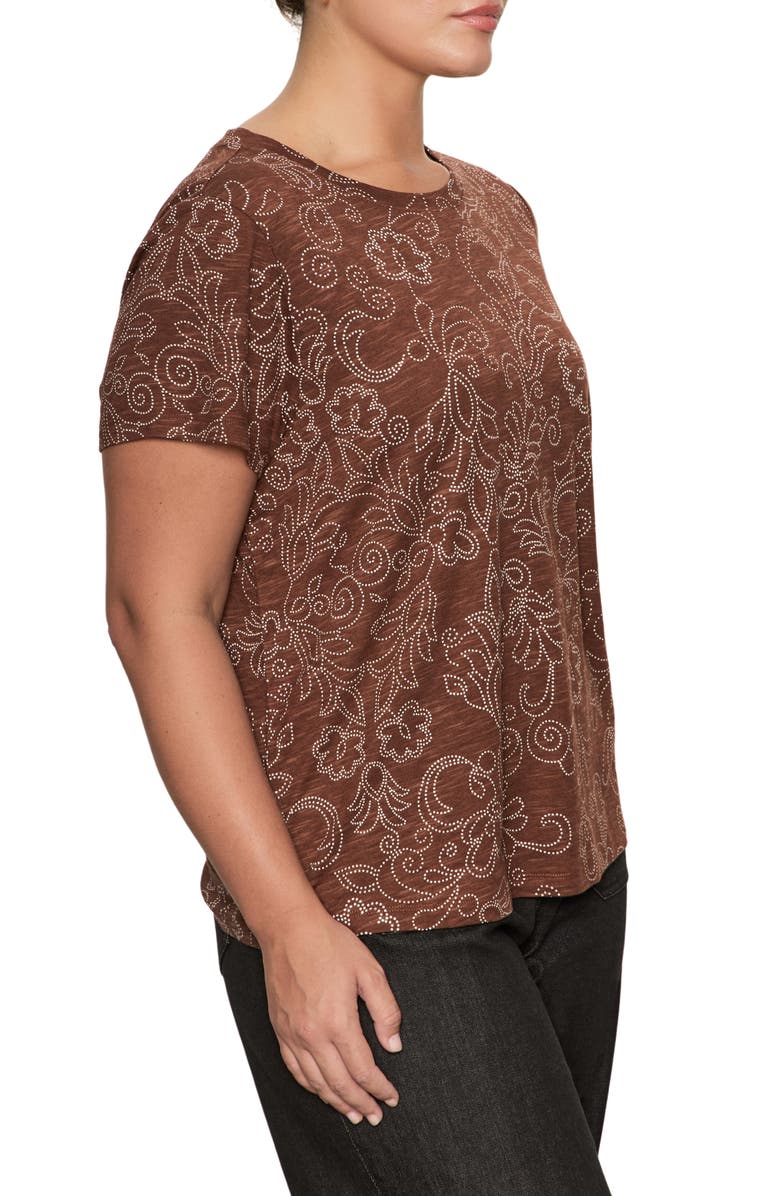 Sanctuary The Perfect T-Shirt, Alternate, color, Boheme Brown