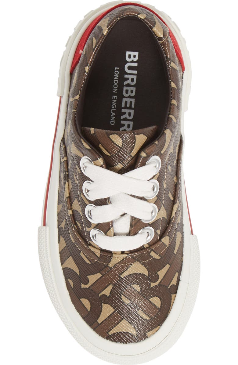 Burberry Monogram E-Canvas Sneaker, Alternate, color,