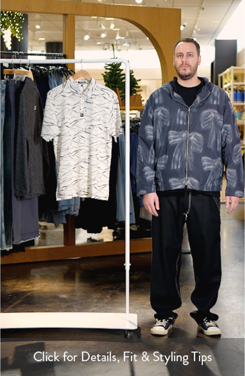 Desert Frontier Print Performance Piqué Polo, sales video thumbnail