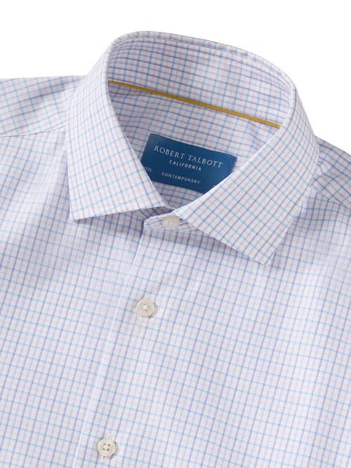 Robert Talbott Reynolds Mini Tattersall Contemporary Fit Shirt