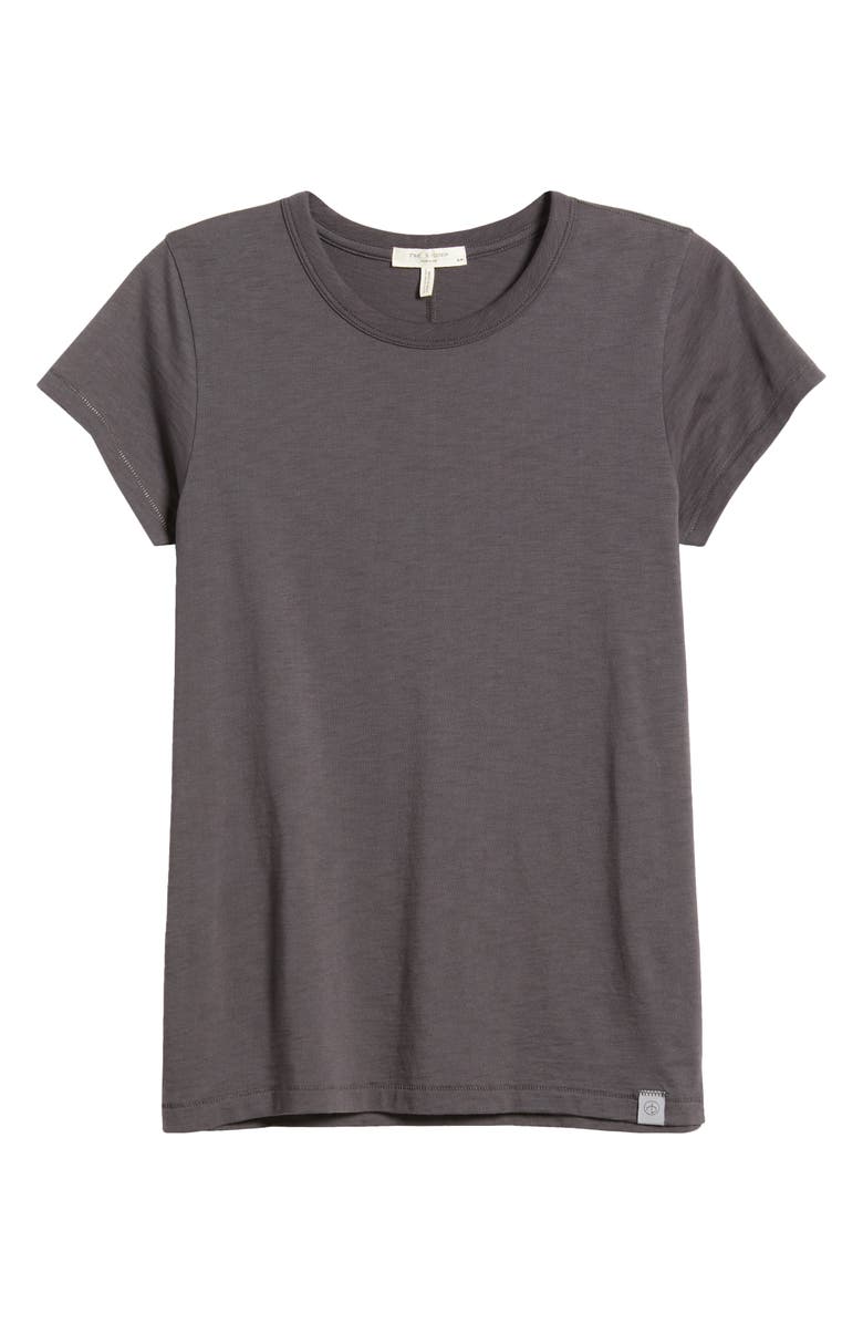 rag & bone The Slub Organic Pima Cotton T-Shirt, Alternate, color, Greystone