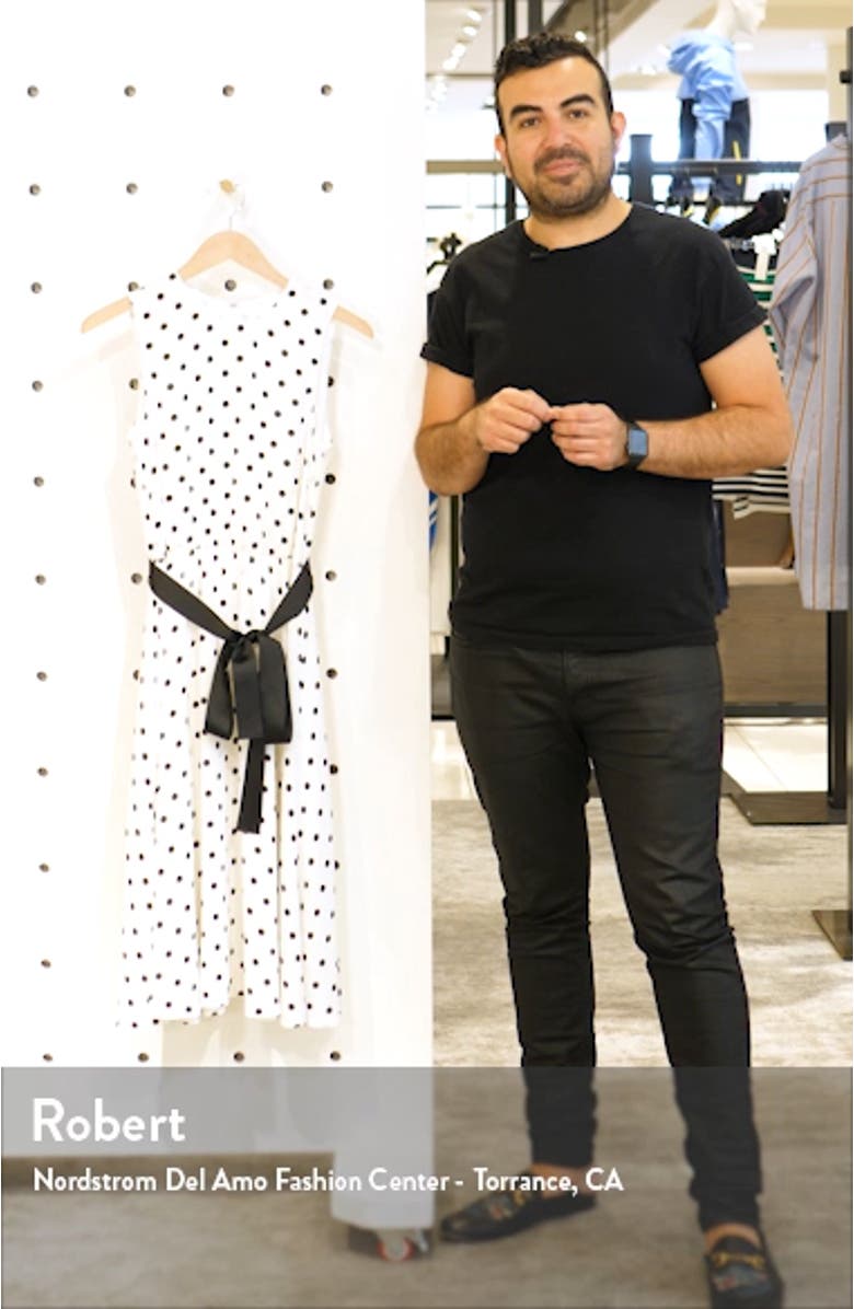 Polka Dot Fit & Flare Dress, sales video thumbnail