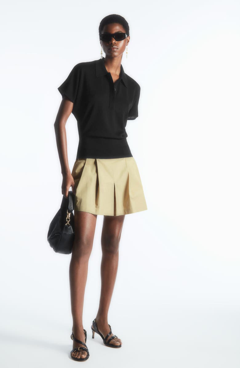 COS Knit Polo, Alternate, color, 