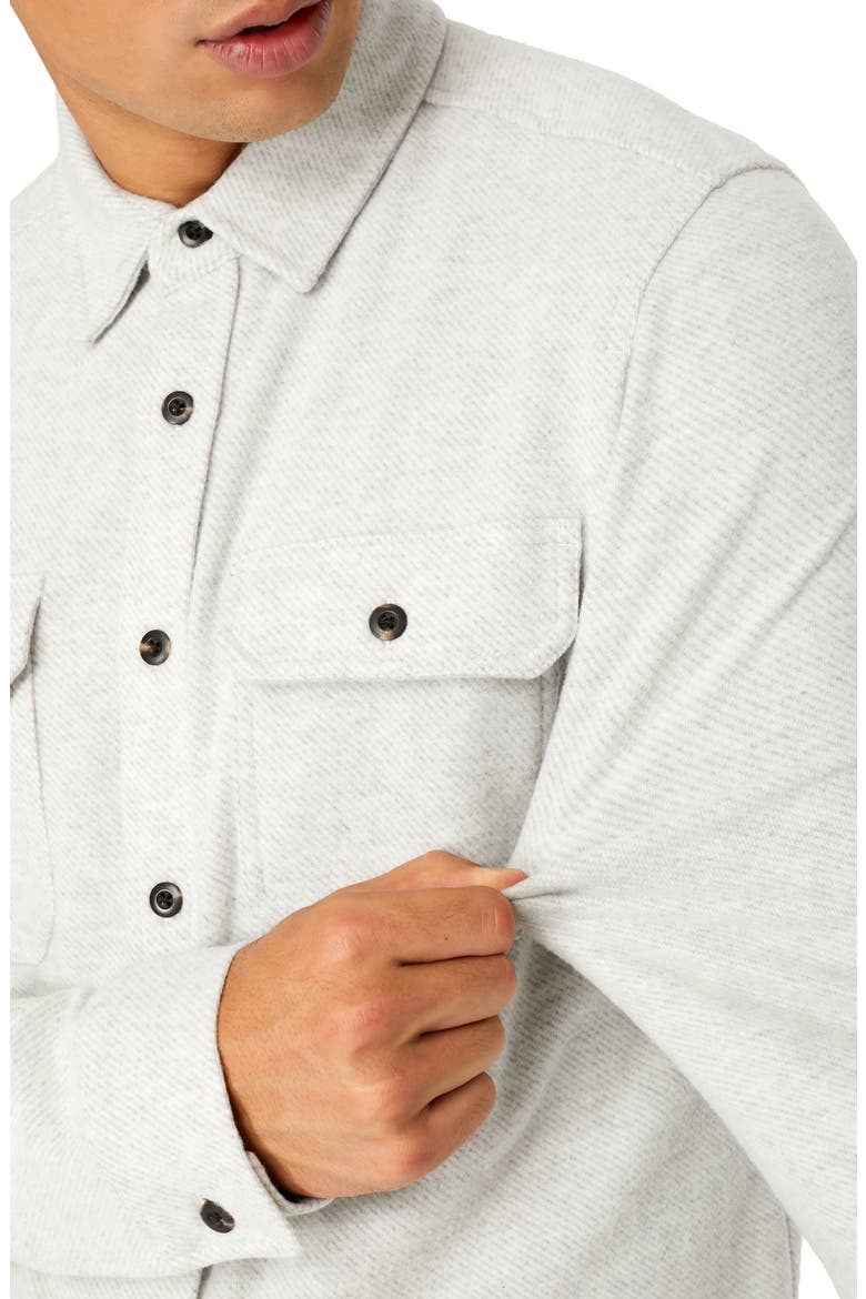 Generation Stretch Twill Button-Up Shirt, Alternate, color, ECRU