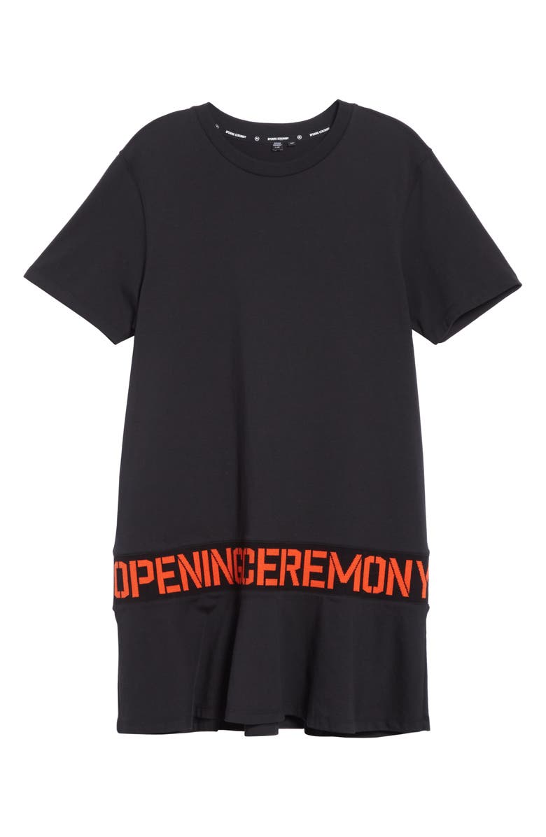 Opening Ceremony Stencil Logo T-Shirt Dress, Alternate, color, 