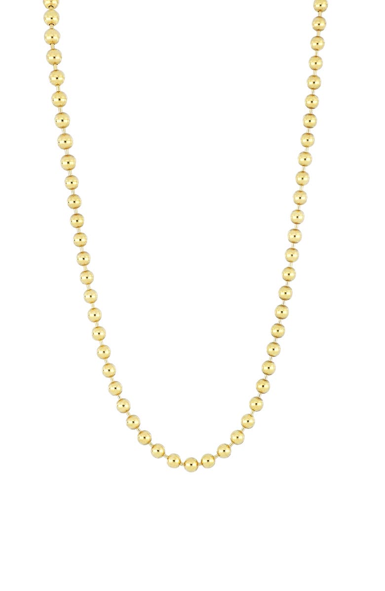 Bony Levy Men's 14K Gold Ball Chain Necklace, Main, color,