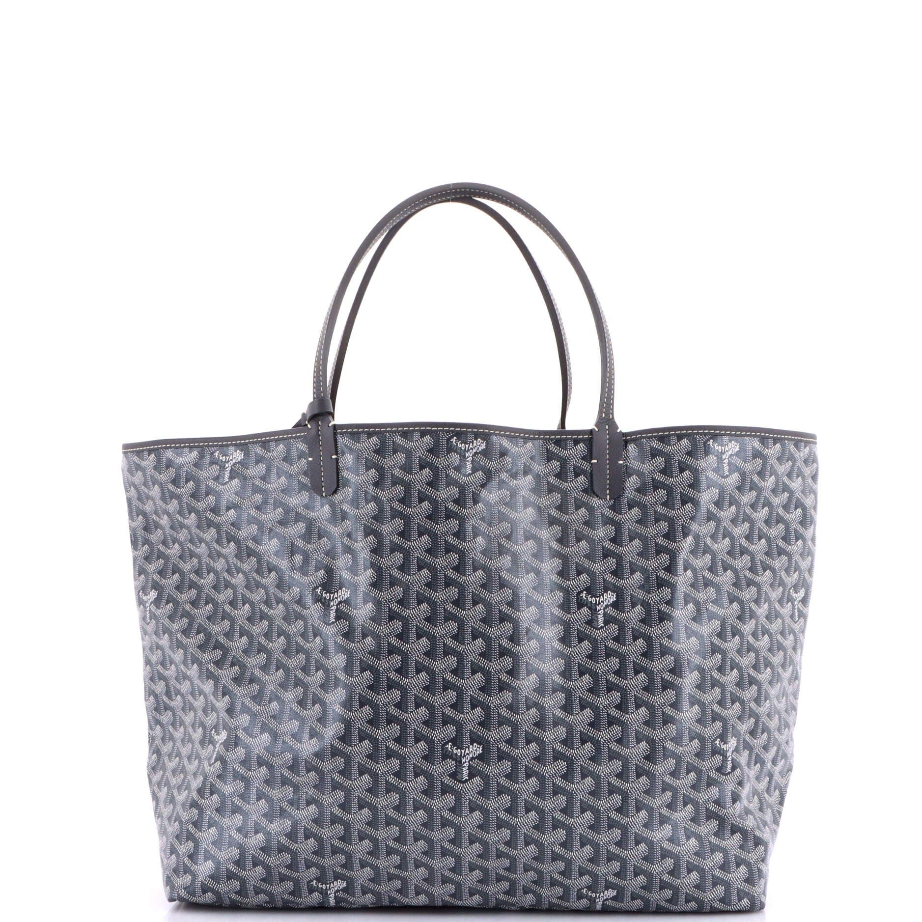 Pre-Owned Goyard Saint Louis Tote Coated Canvas GM, Alternate, color, Gray