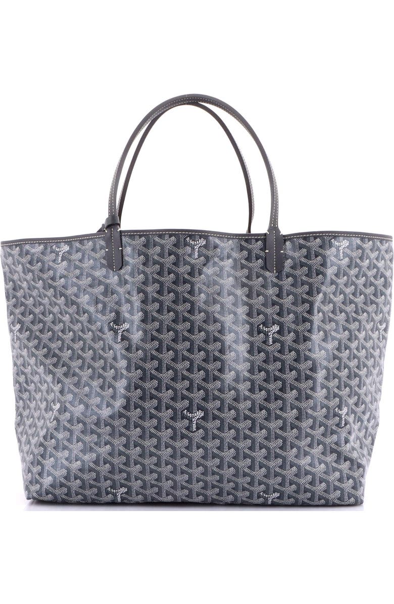 Pre-Owned Goyard Saint Louis Tote Coated Canvas GM, Alternate, color, Gray