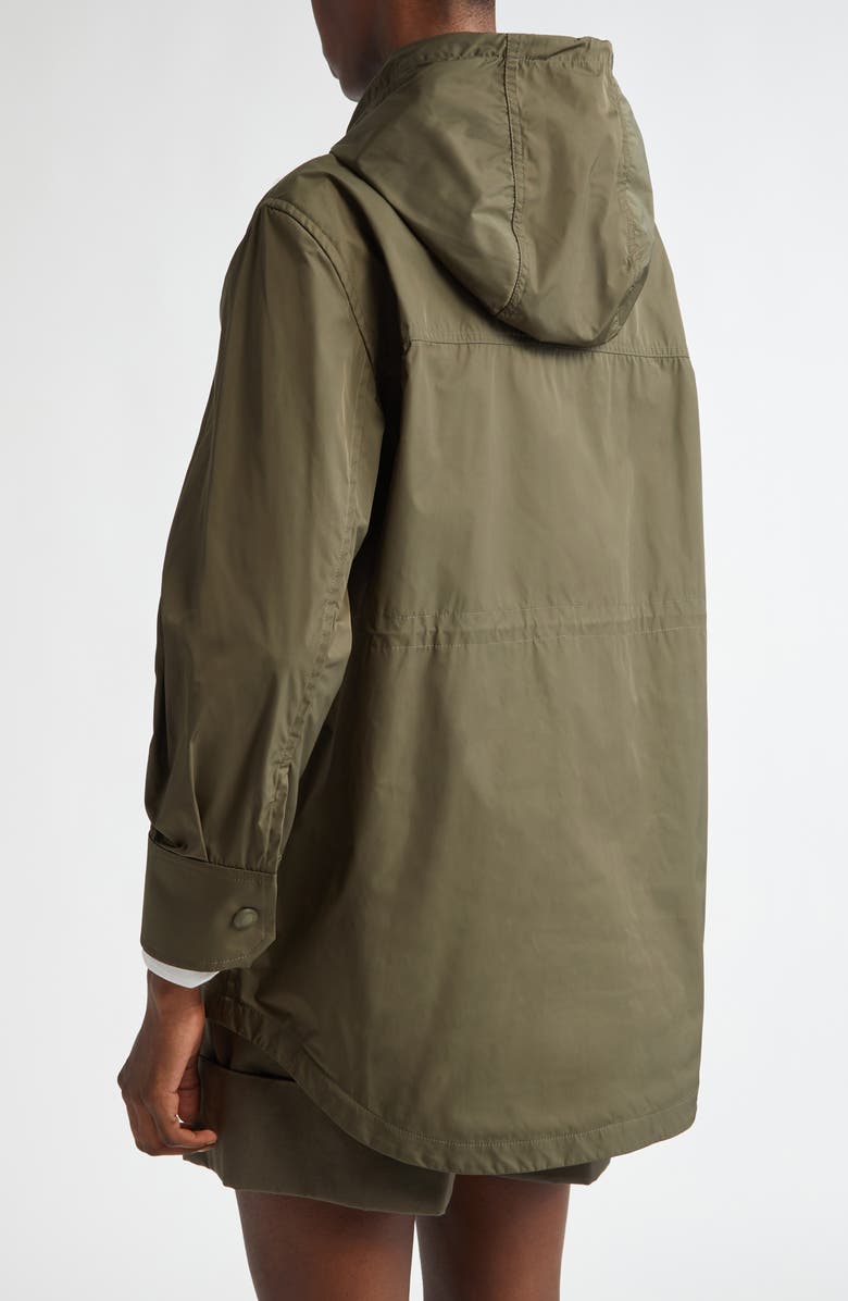 Thom Browne Shirttail Hem Hooded Parka, Alternate, color, 