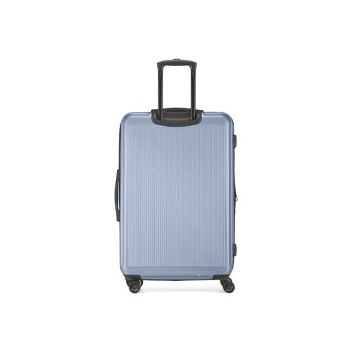 Bugatti Singapore Hardside Check-in Large Luggage With Expansion In Metallic Blue