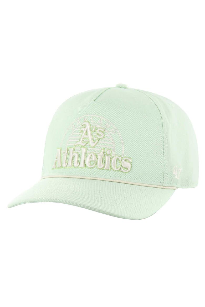 Men's '47 Green Oakland Athletics Wander Hitch Adjustable Hat, Main, color, Green