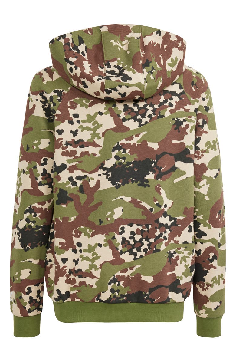 adidas Kids' Lifestyle Camo Print Hoodie & Joggers Set, Alternate, color, 