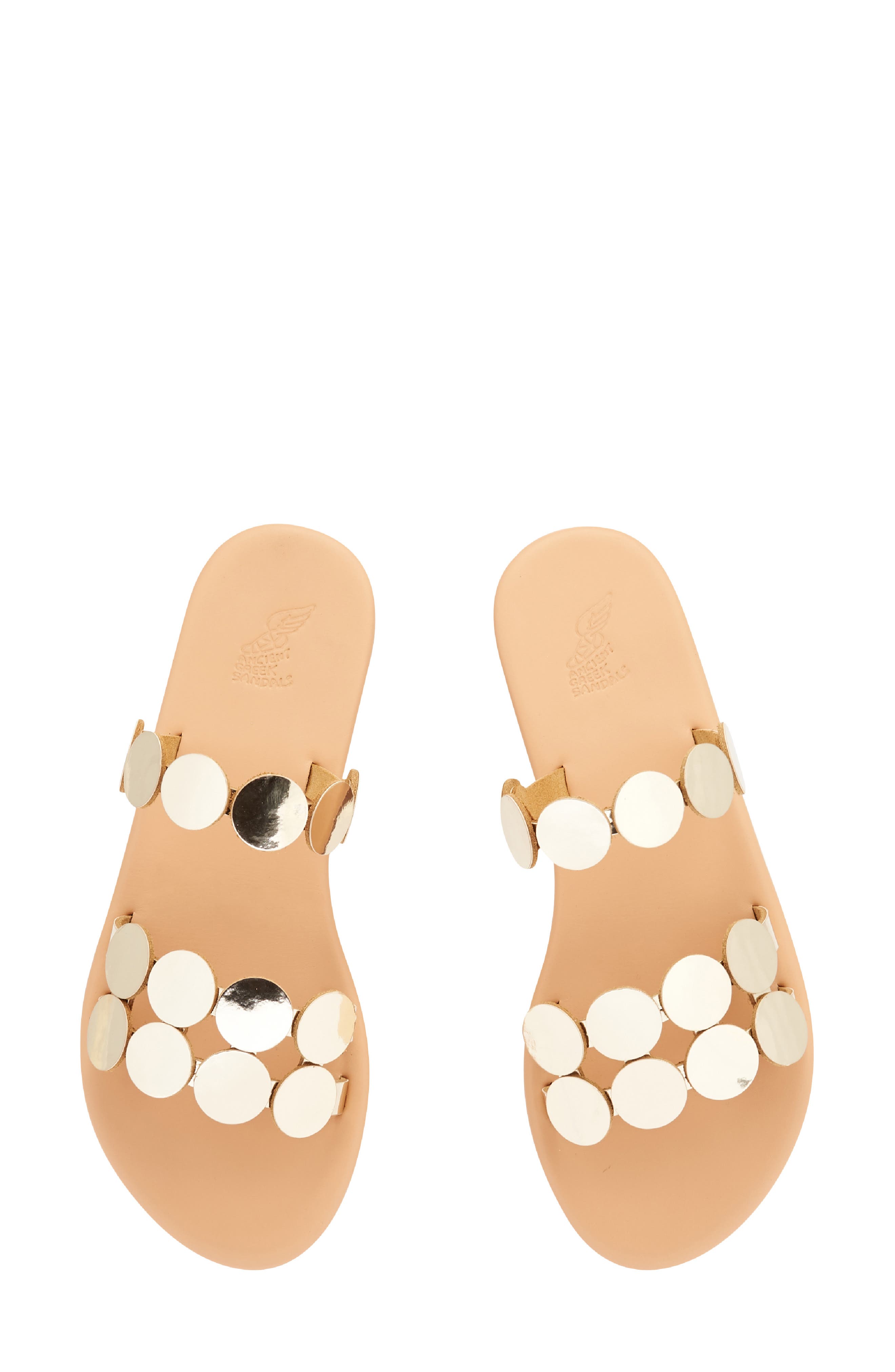 Ancient Greek Sandals Kirnie Slide Sandal, Alternate, color, Gold