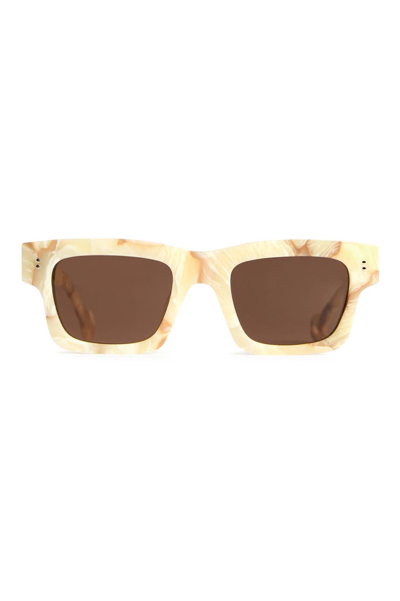 Rectangular Sunglasses, Main, color, MARBLE