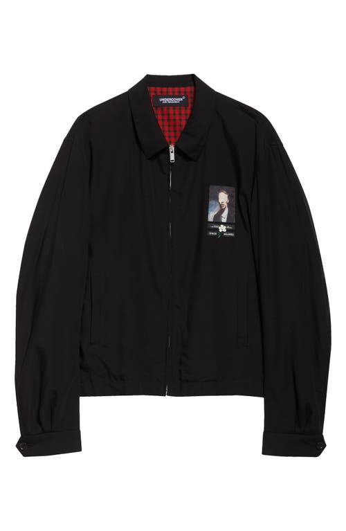 Undercover 'uc1e4203-2' Collar Design Patch Jacket In Black