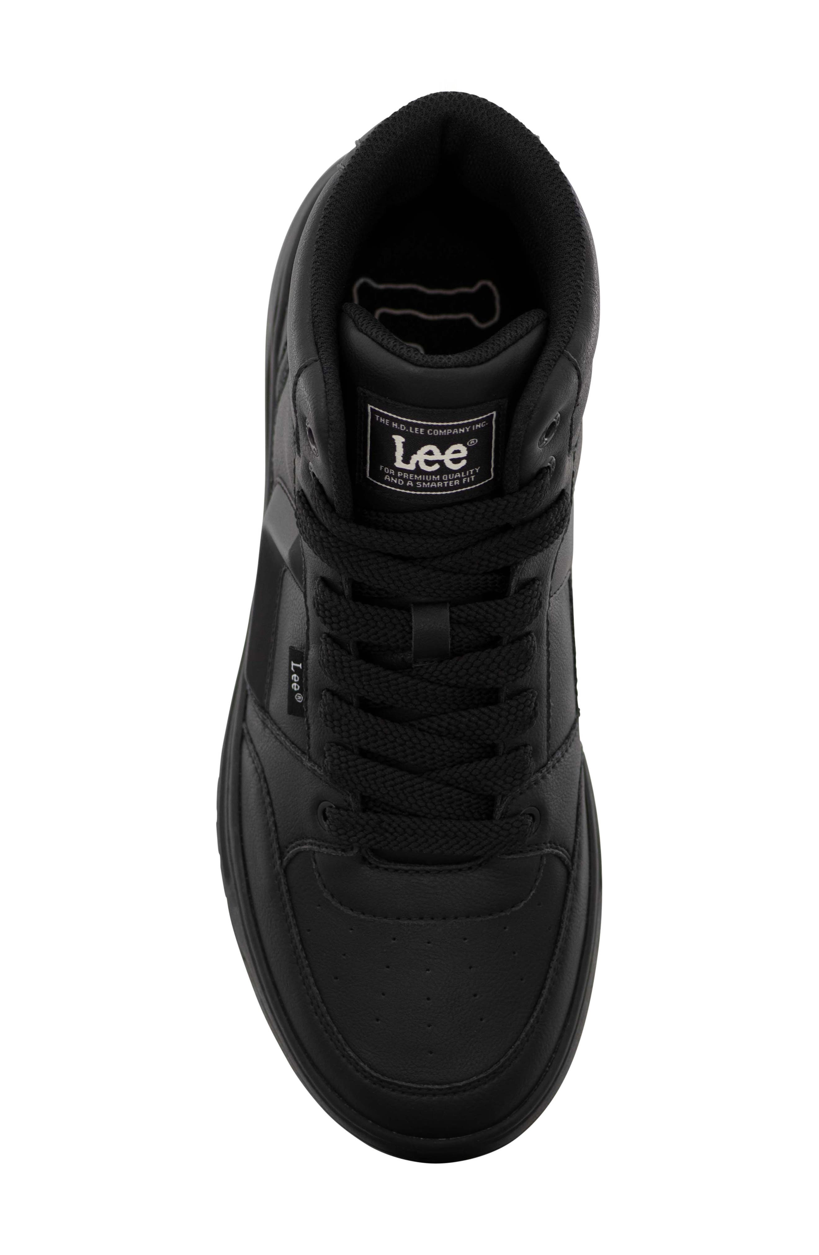 Lee Prescot Mid Top Sneaker, Alternate, color, Black Mono