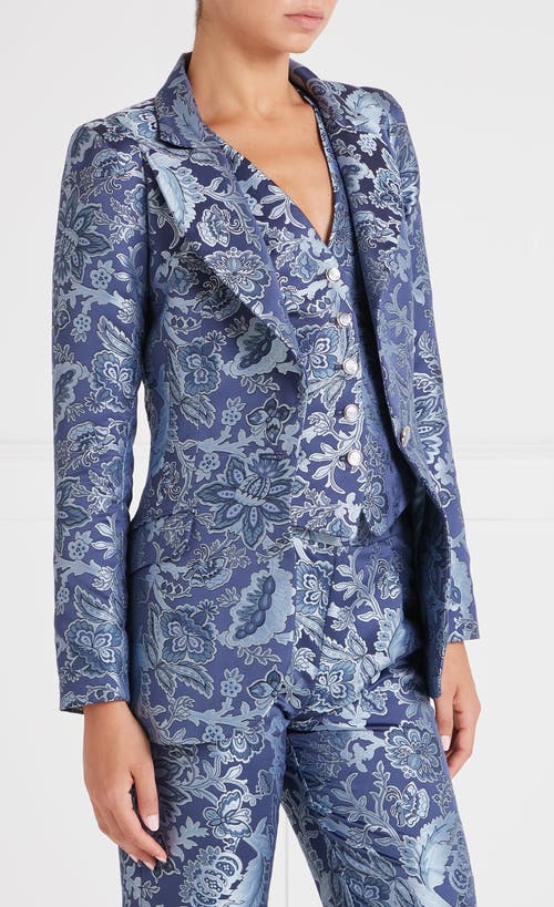 Temperley London Francis Blazer In Blue