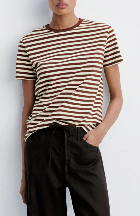 Stripe Cotton T-Shirt