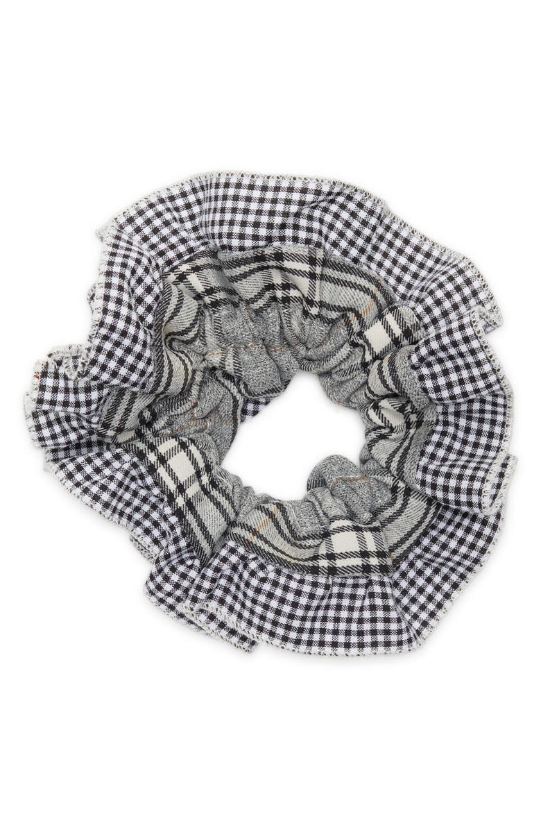 L. Erickson Soren Scrunchie, Main, color, Black/ White