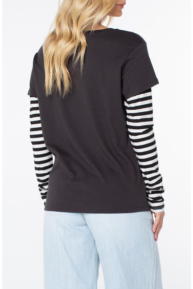Kinda Salty Two-Fer T-Shirt, Alternate, color, PHANTOM