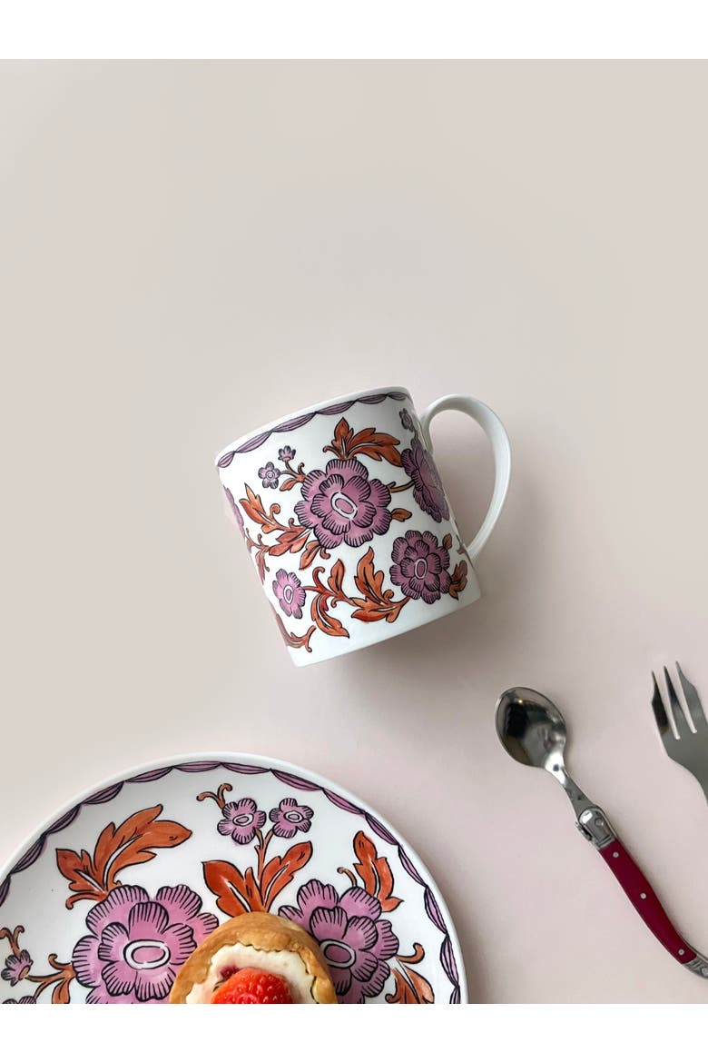 Heritage Rosa Rugosa Blooming Mug, Alternate, color, Multi