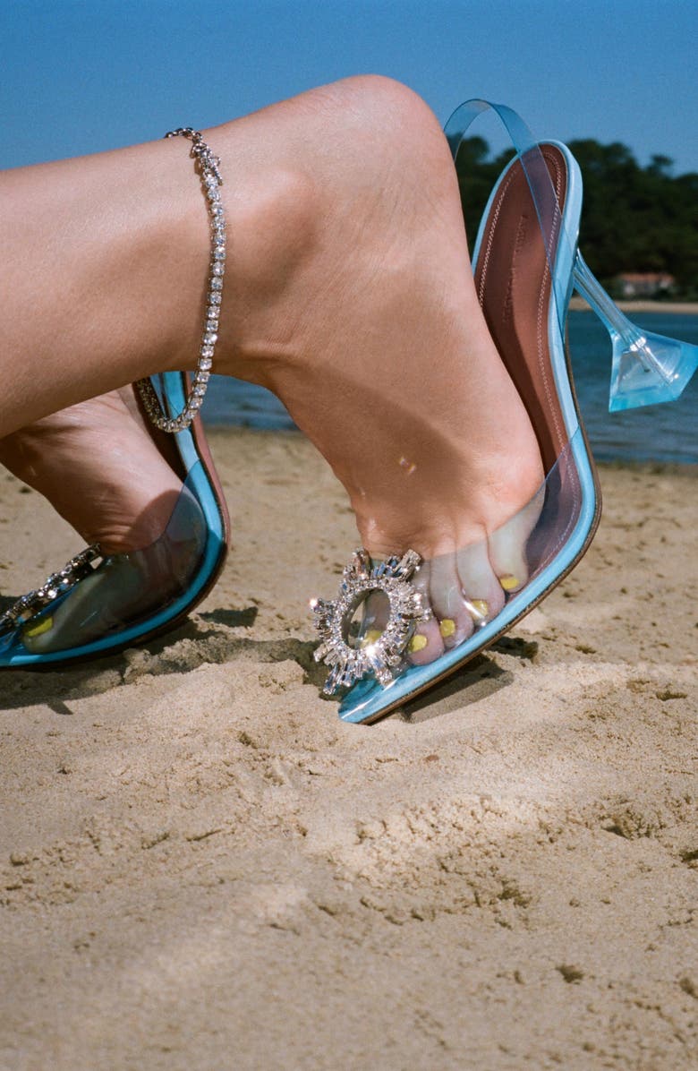 Amina Muaddi Tennis Anklet, Alternate, color,