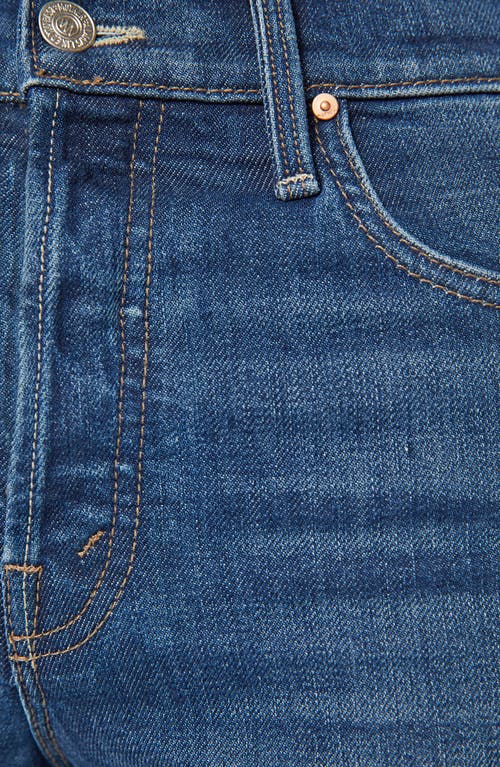 Mother Lil Tomcat Roller Skimp High Rise Ankle Jeans In Perfectly Imperfect