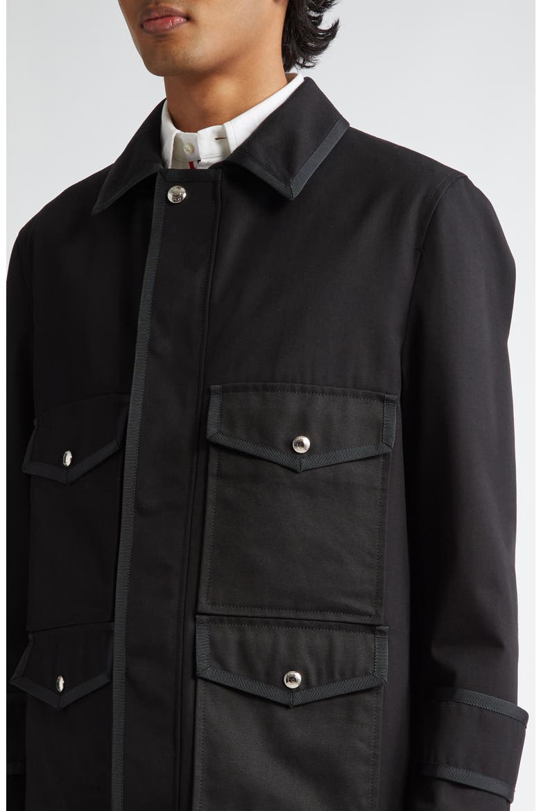 Utility Field Jacket, Alternate, color, BLACK