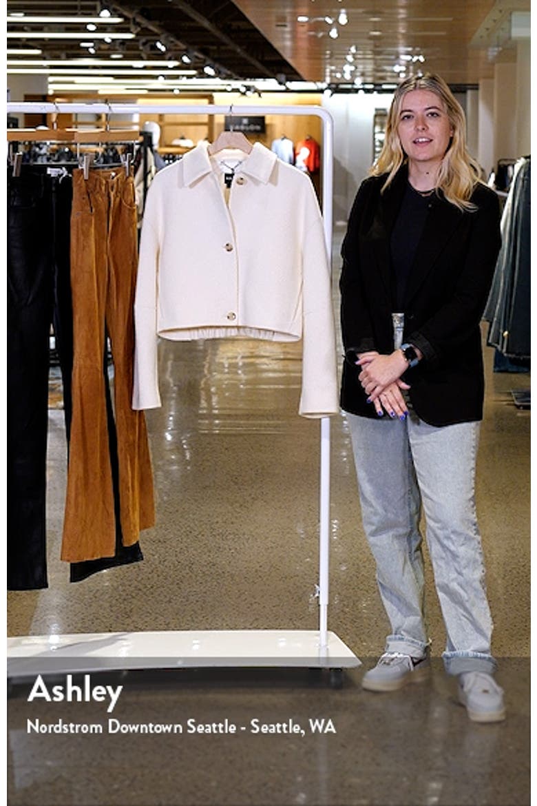 Joliane Chevron Stripe Wool Blend Jacket video