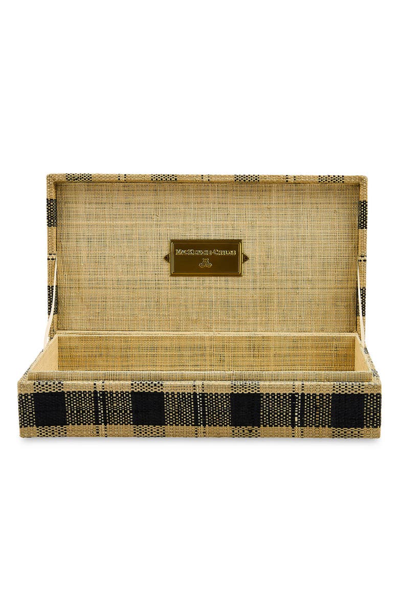 MACKENZIE CHILDS Mad for Plaid Box, Alternate, color, Beige