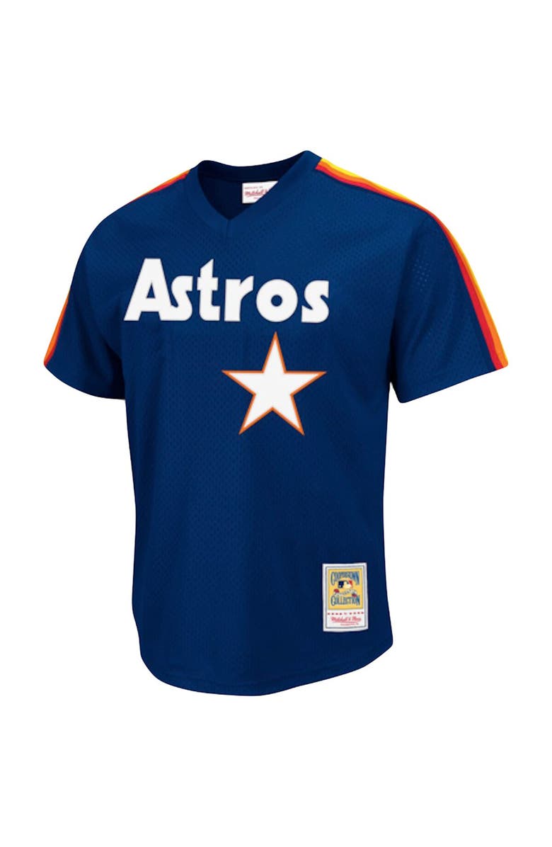 Mitchell & Ness Men's Mitchell & Ness Nolan Ryan Navy Houston Astros Cooperstown Collection Big & Tall Mesh Batting Practice Jersey, Alternate, color, 