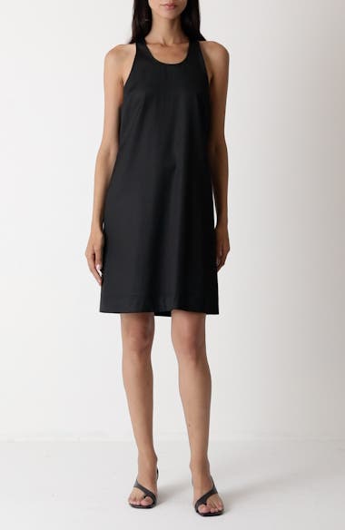 knee length dresses for ladies Green wrinkled simple shift dress