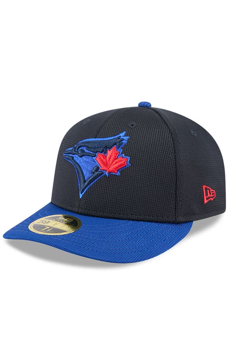New Era Men's New Era Navy/Royal Toronto Blue Jays City Connect Batting Practice Low Profile 59FIFTY Fitted Hat, Alternate, color, 