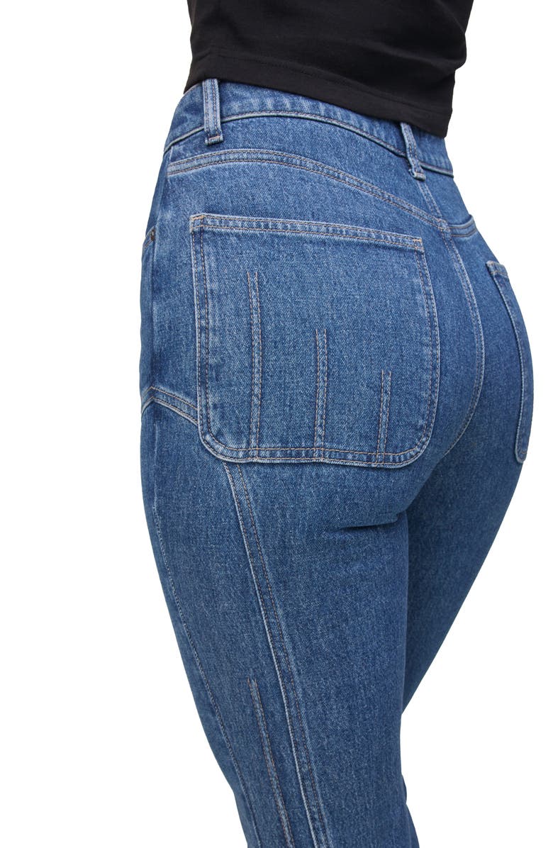 WARP+WEFT Mia Seamed Flare Jeans, Alternate, color, 