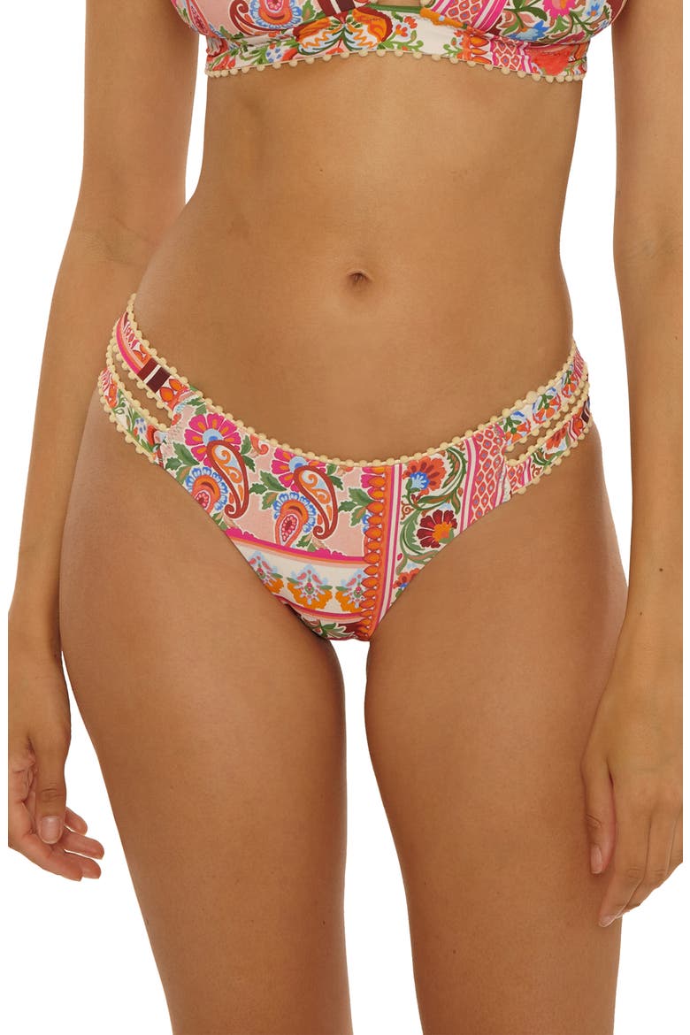 Verona Hipster Bikini Bottoms, Main, color, PINK MULTI