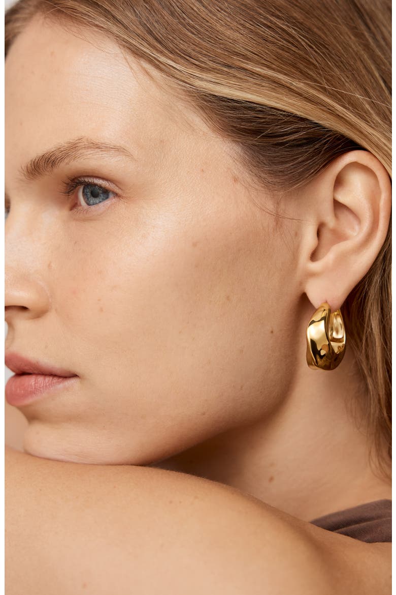 Nomade Medium Hoop Earrings, Alternate, color, 18K GOLD VERMEIL