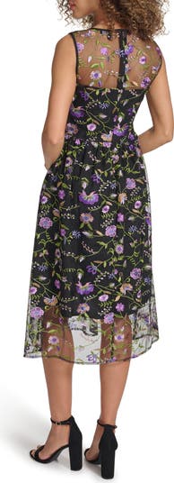 green emerald velvet dress Kensie Ruched Midi Dress main image 0