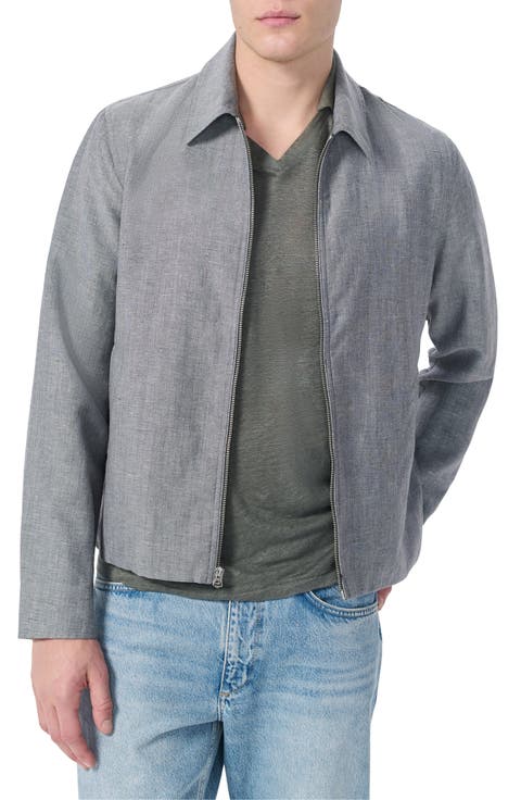 Melrose Donegal Wool Blend Zip Jacket