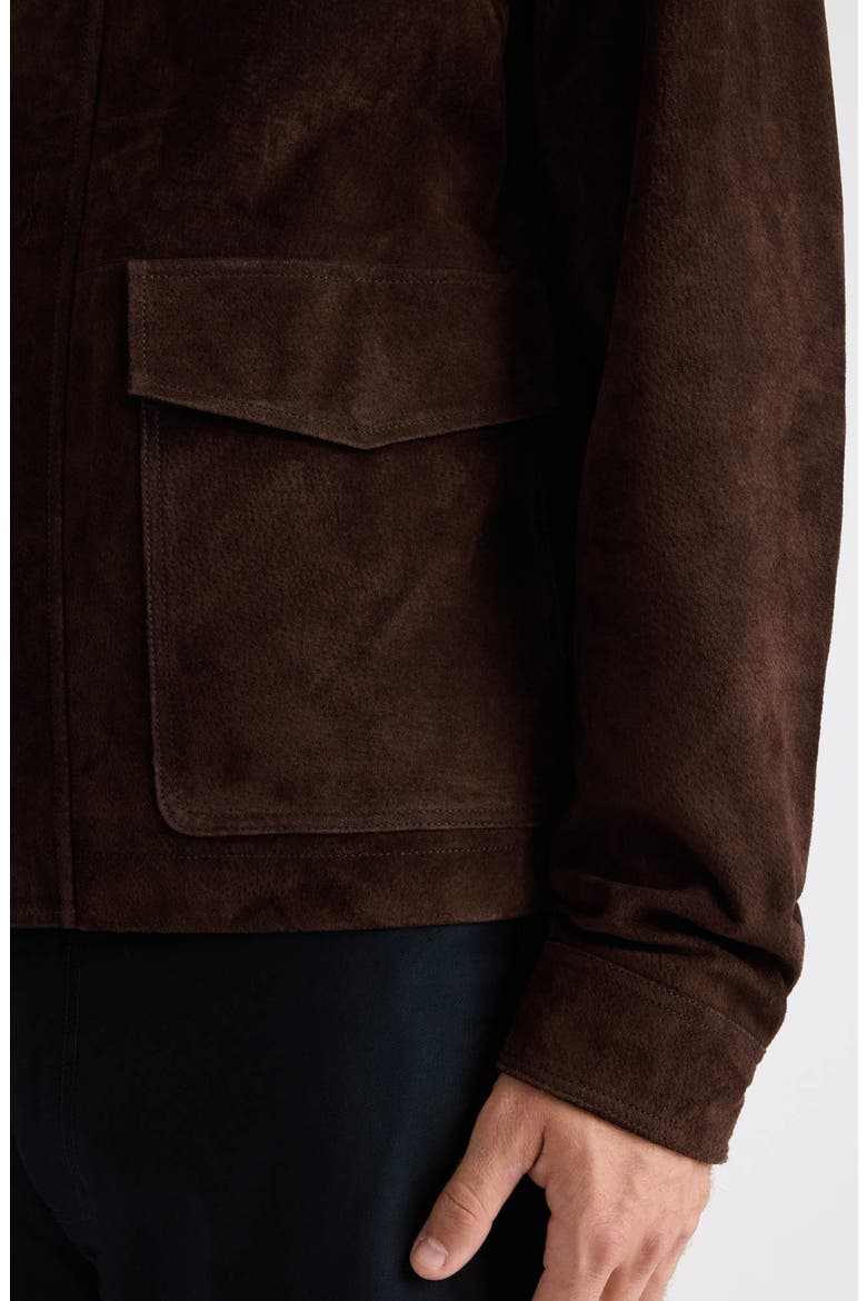 Elijah Leather Aviator Jacket, Alternate, color, COFFEE BEAN