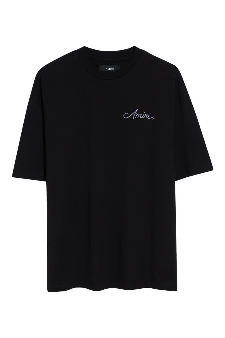 Oversize MA Check Patch Appliqué Skate T-Shirt, Alternate, color, BLACK