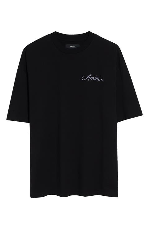 Oversize MA Check Patch Appliqué Skate T-Shirt