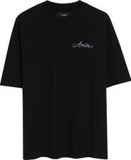 AMIRI Oversize MA Check Patch Appliqué Skate T-Shirt