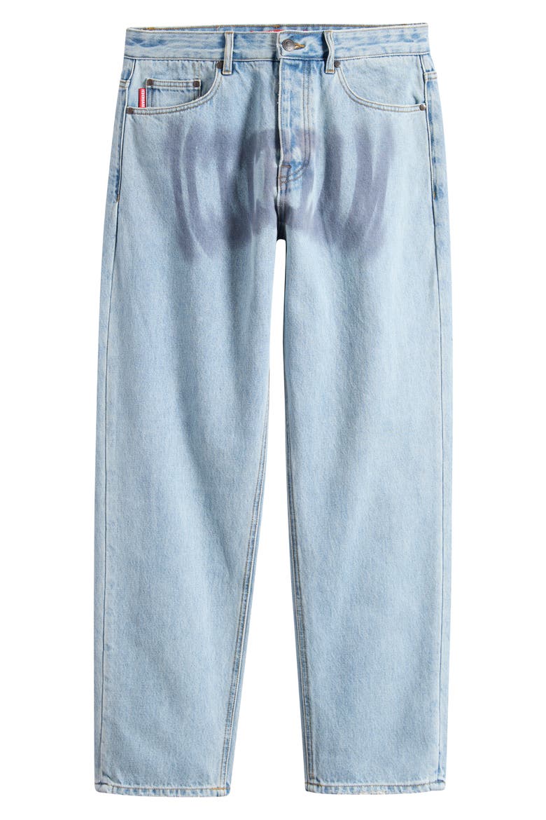 Fader Vanilla Fit Relaxed Wide Leg Jeans, Alternate, color, BUTTER PECAN