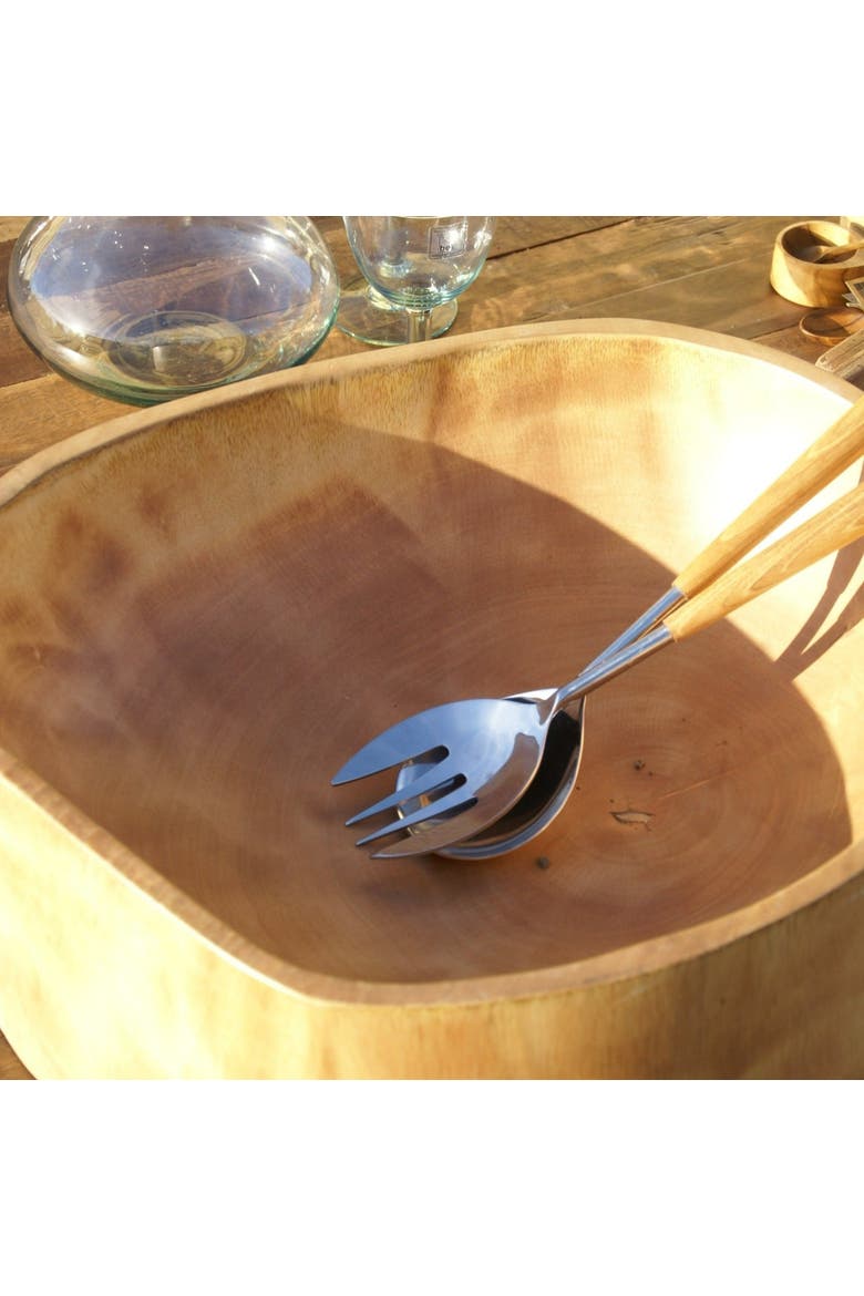 Kiln Mango Wood Bowl, Alternate, color, Mango