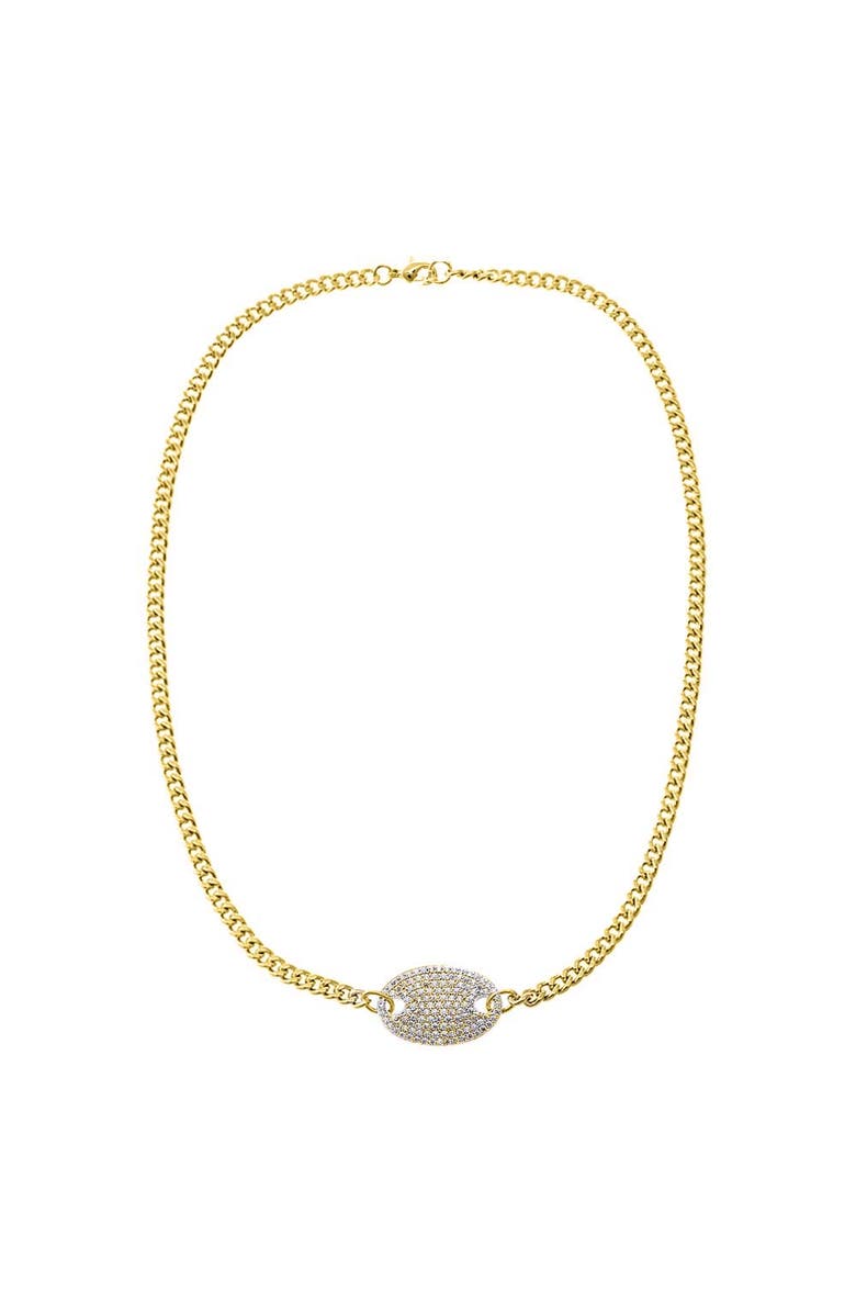 BY ADINA EDEN Pave Mariner Pendant Chain Necklace, Alternate, color, 