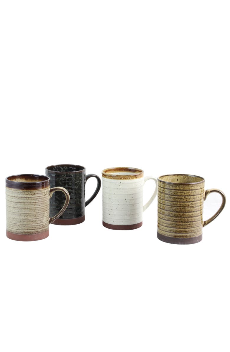 Gibson Home Terra Bella 18.5 oz Mug Set , Set of 4, Main, color,