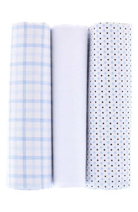 3-Pack Cotton Handkerchiefs