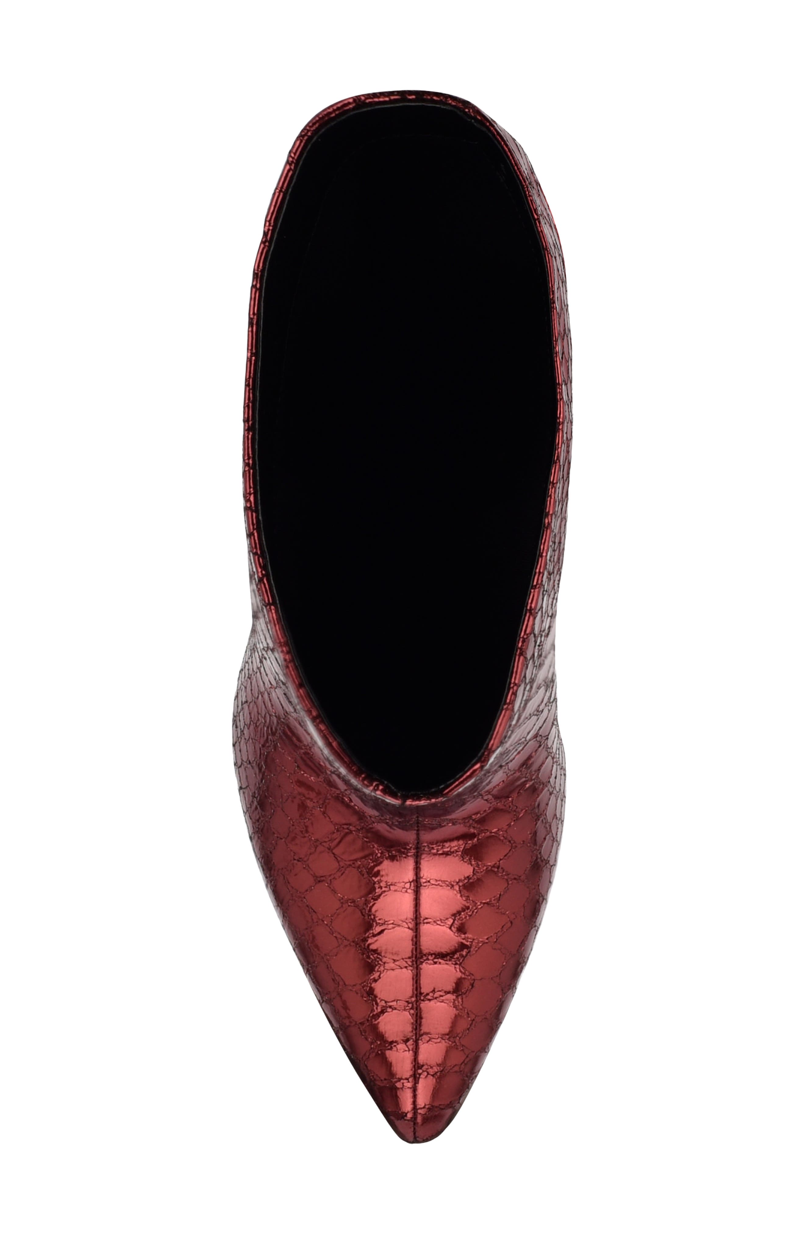 Romy Pointed Toe Boot, Alternate, color, DARK RED