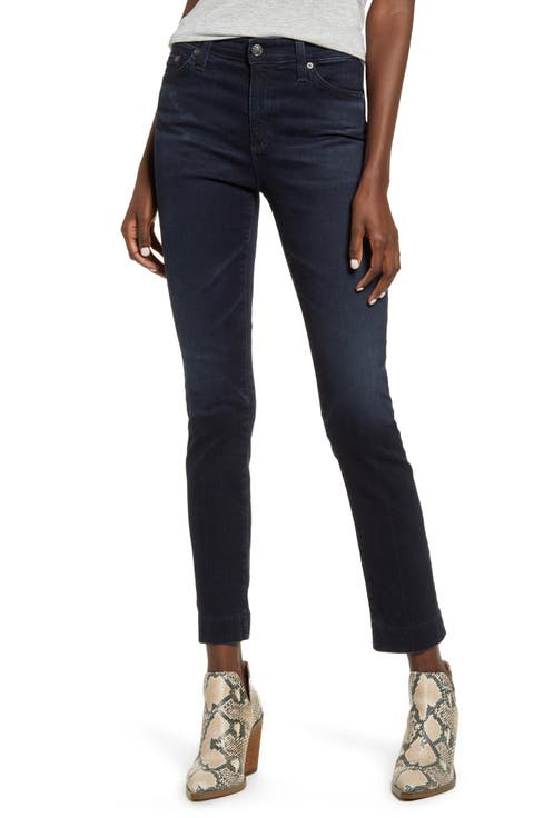 Mari High Waist Ankle Slim Straight Leg Jeans (3 Years Inquire)